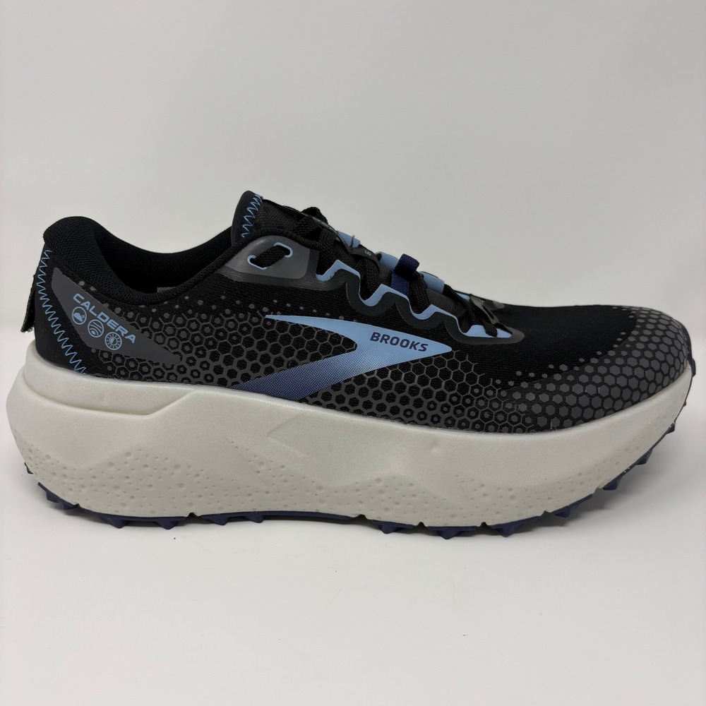 Brooks Caldera 6 Women's 10.5 Black Blue Trail Running Shoes (1203661B082)